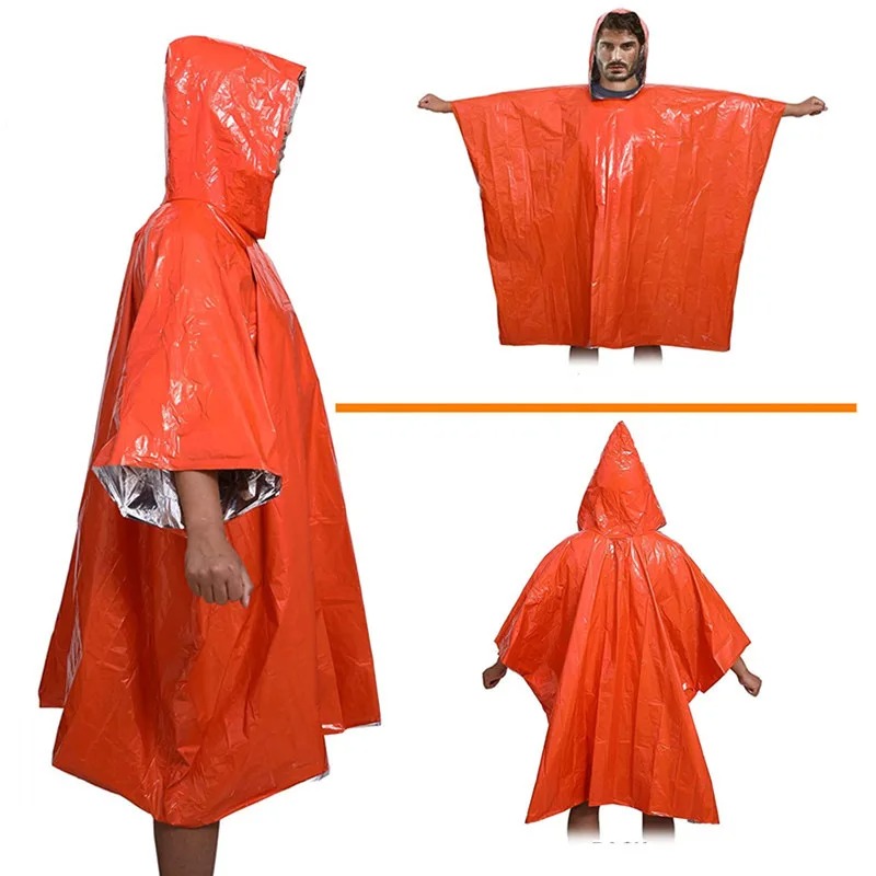 Camping Raincoat Waterproof Su - Survival Blanket Reflective บทวิจารณ์และราคา