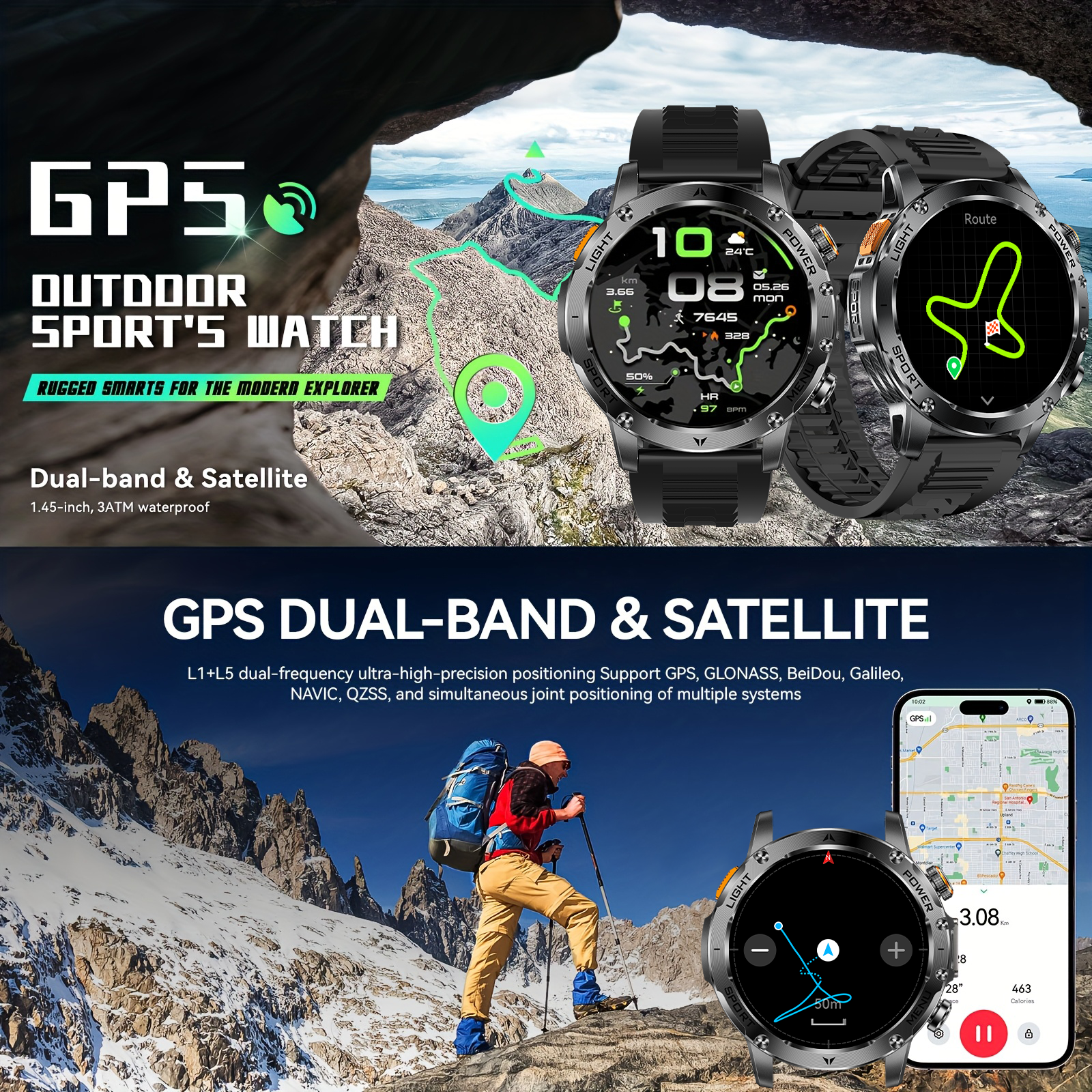 2025 New GPS Outdoor Sports Sm - Compass Lensatic บทวิจารณ์และราคา