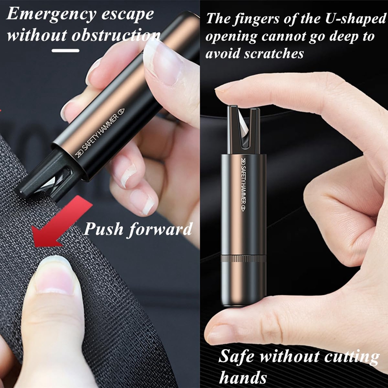 New 2 In 1 Car Safety Hammer E - Rescue Rope Throw บทวิจารณ์และราคา