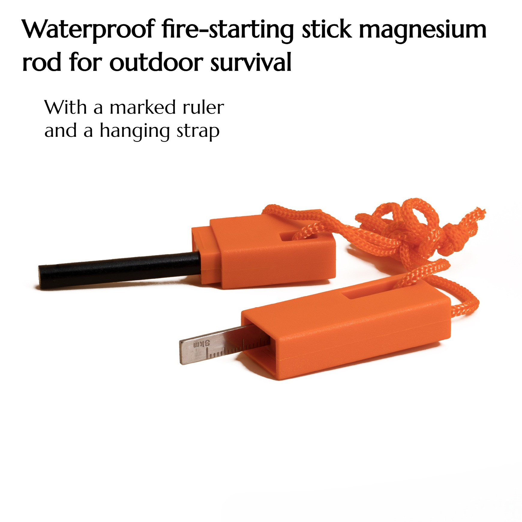 5PCS Outdoor Survival Waterpro - Magnesium Fire Starter บทวิจารณ์และราคา
