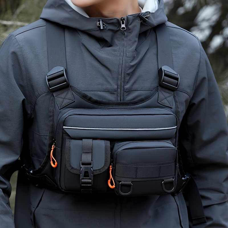 Men's Tactical Chest Bag, Runn - Fishing Kit Compact บทวิจารณ์และราคา