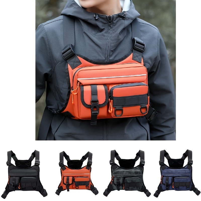 Men's Tactical Chest Bag, Runn - Fishing Kit Compact บทวิจารณ์และราคา