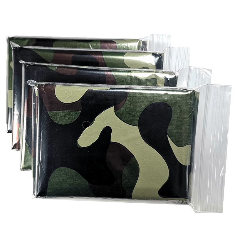 1pcs Emergency Thermal Blanket - Emergency Poncho Rain บทวิจารณ์และราคา