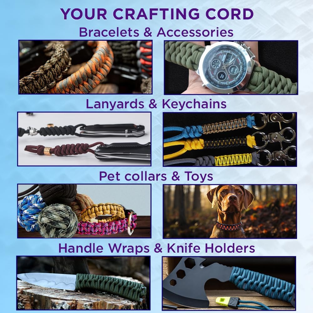 Reflective Paracord Rope 1000f - Para Cord 1000Ft บทวิจารณ์และราคา