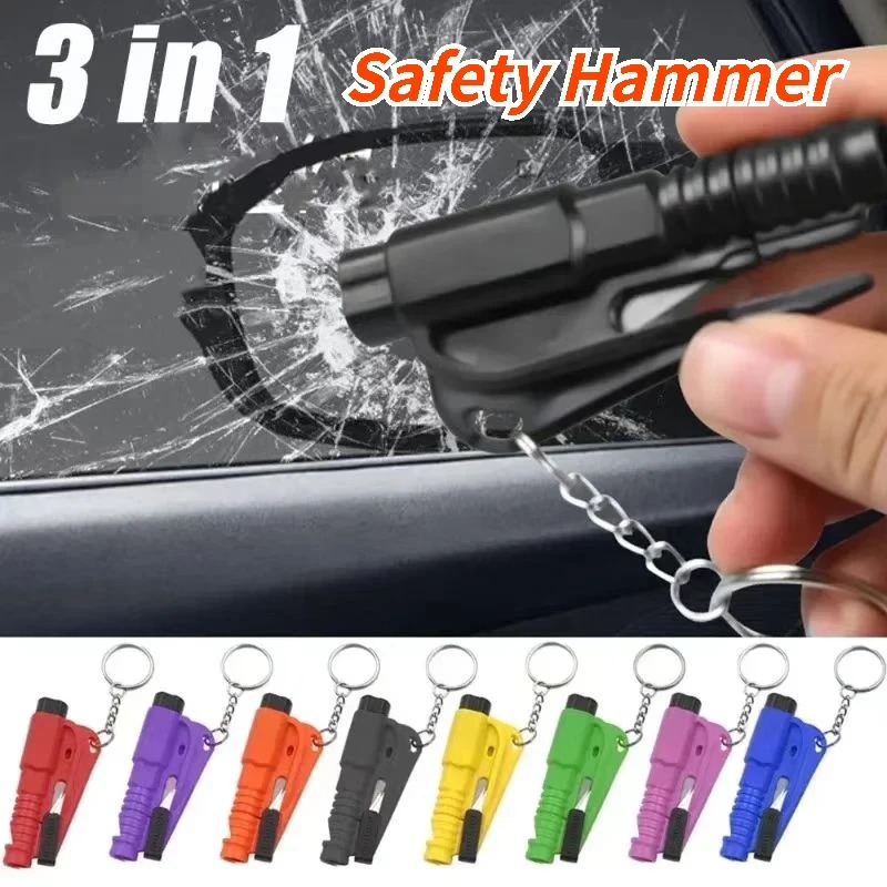1pc Mini Safety Hammer Keychai - Rescue Rope Throw บทวิจารณ์และราคา