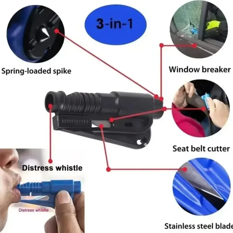 1pc Mini Safety Hammer Keychai - Rescue Rope Throw บทวิจารณ์และราคา