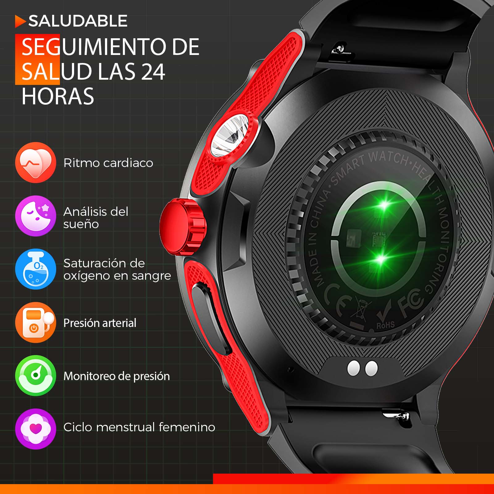 EIGIIS Smart Watch 3ATM Waterp - Compass Lensatic บทวิจารณ์และราคา
