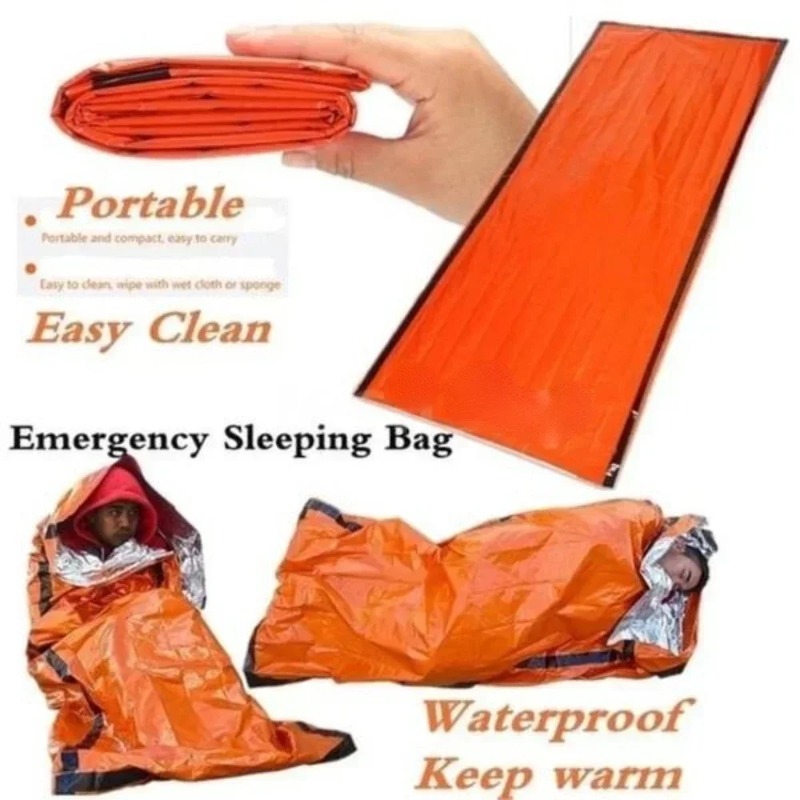 1pc PE Emergency Blanket Insul - Survival Blanket Reflective บทวิจารณ์และราคา