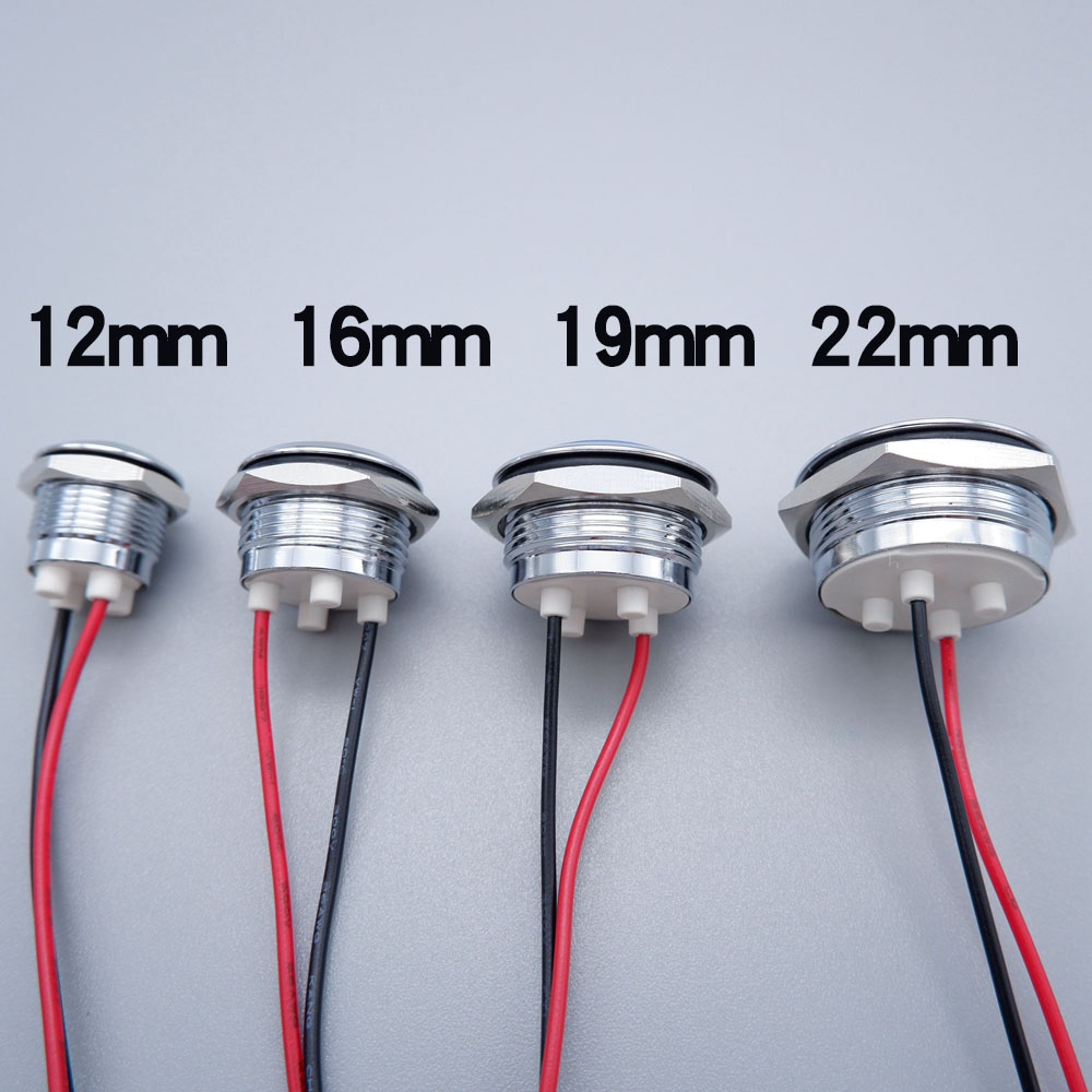 Metal LED Indicator Light 12mm - Signal Panel Orange บทวิจารณ์และราคา
