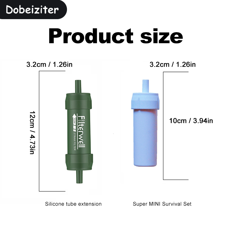 Mini Water Filter Straw Portab - Water Purification Straw บทวิจารณ์และราคา
