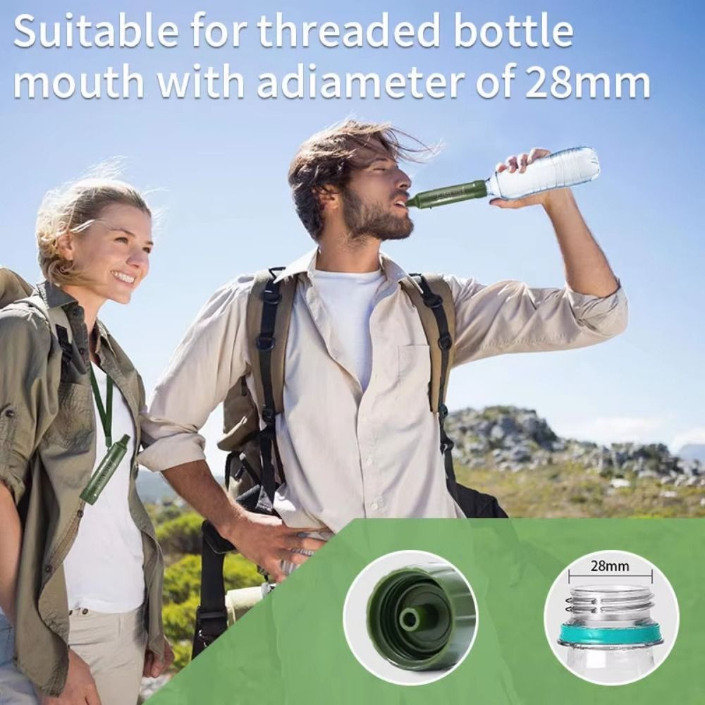 Mini Mini Water Filter Straw S - Water Purification Straw บทวิจารณ์และราคา