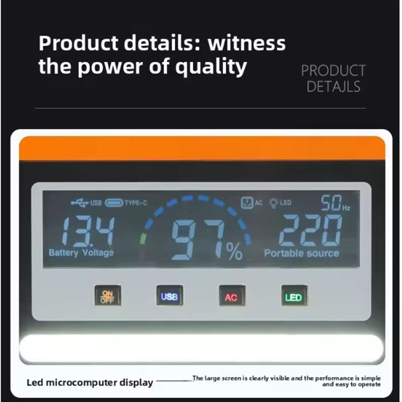 Original 220V 40AH Portable Po - Solar Emergency Charger บทวิจารณ์และราคา