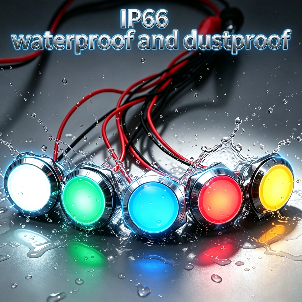 12mm 16mm 19mm 22mm Metal LED  - Signal Panel Orange บทวิจารณ์และราคา