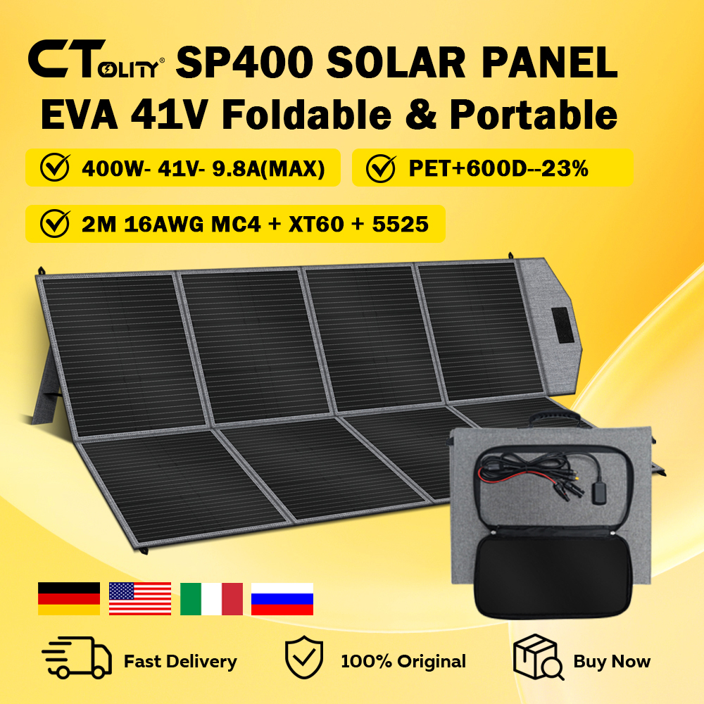CTOLITY SP400 Portable Solar P - Solar Emergency Charger บทวิจารณ์และราคา