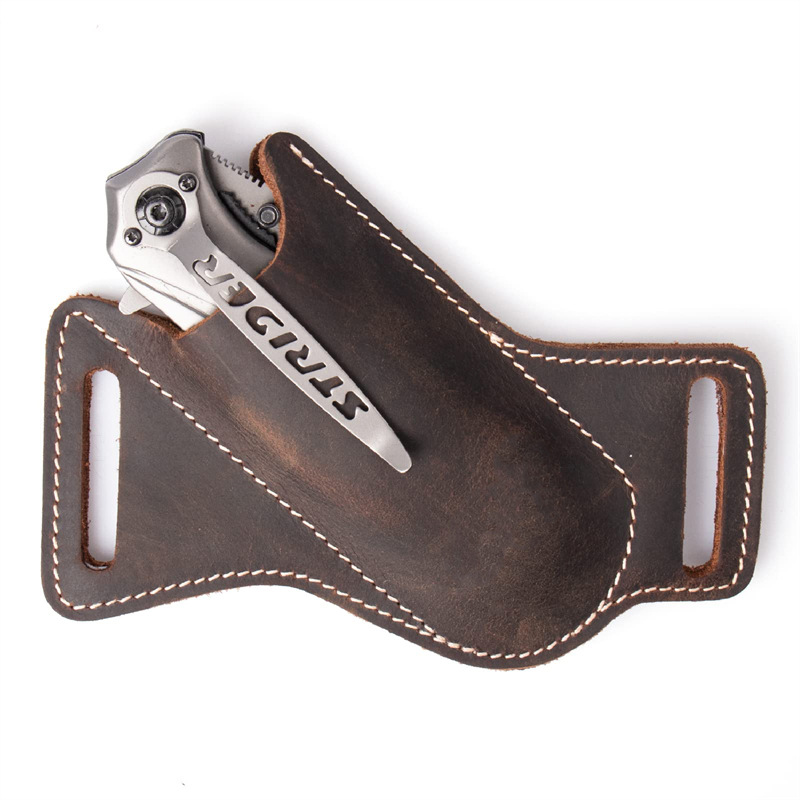 1PC Leather Knives Sheaths Fol - Fire Starting Kit บทวิจารณ์และราคา