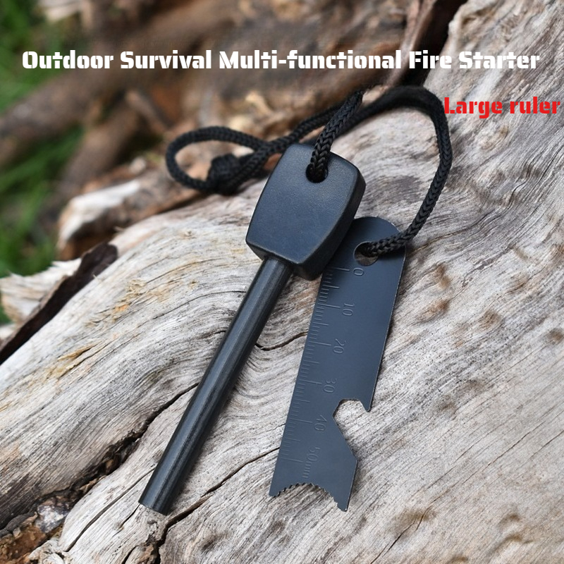 Multi-Function Wooden Handle M - Magnesium Fire Starter บทวิจารณ์และราคา