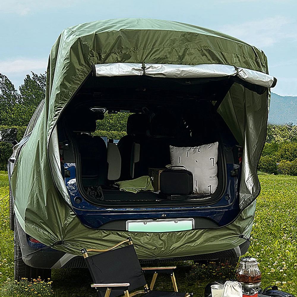 Outdoor Car Rear Tent Camping  - Emergency Mylar Tent บทวิจารณ์และราคา