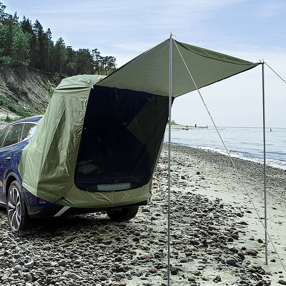 Outdoor Car Rear Tent Camping  - Emergency Mylar Tent บทวิจารณ์และราคา