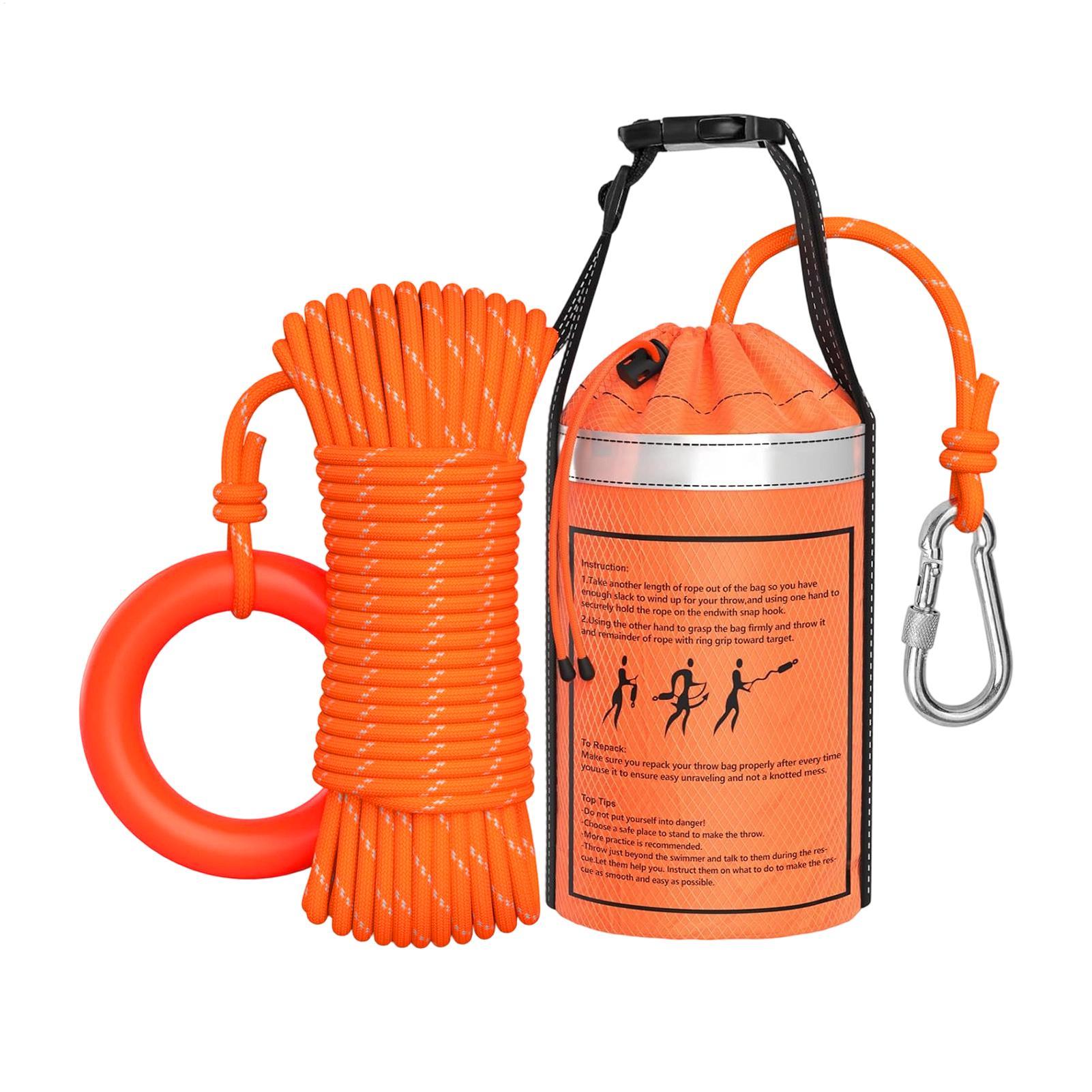 Water Rescue Throw Bag With Ro - Rescue Rope Throw บทวิจารณ์และราคา