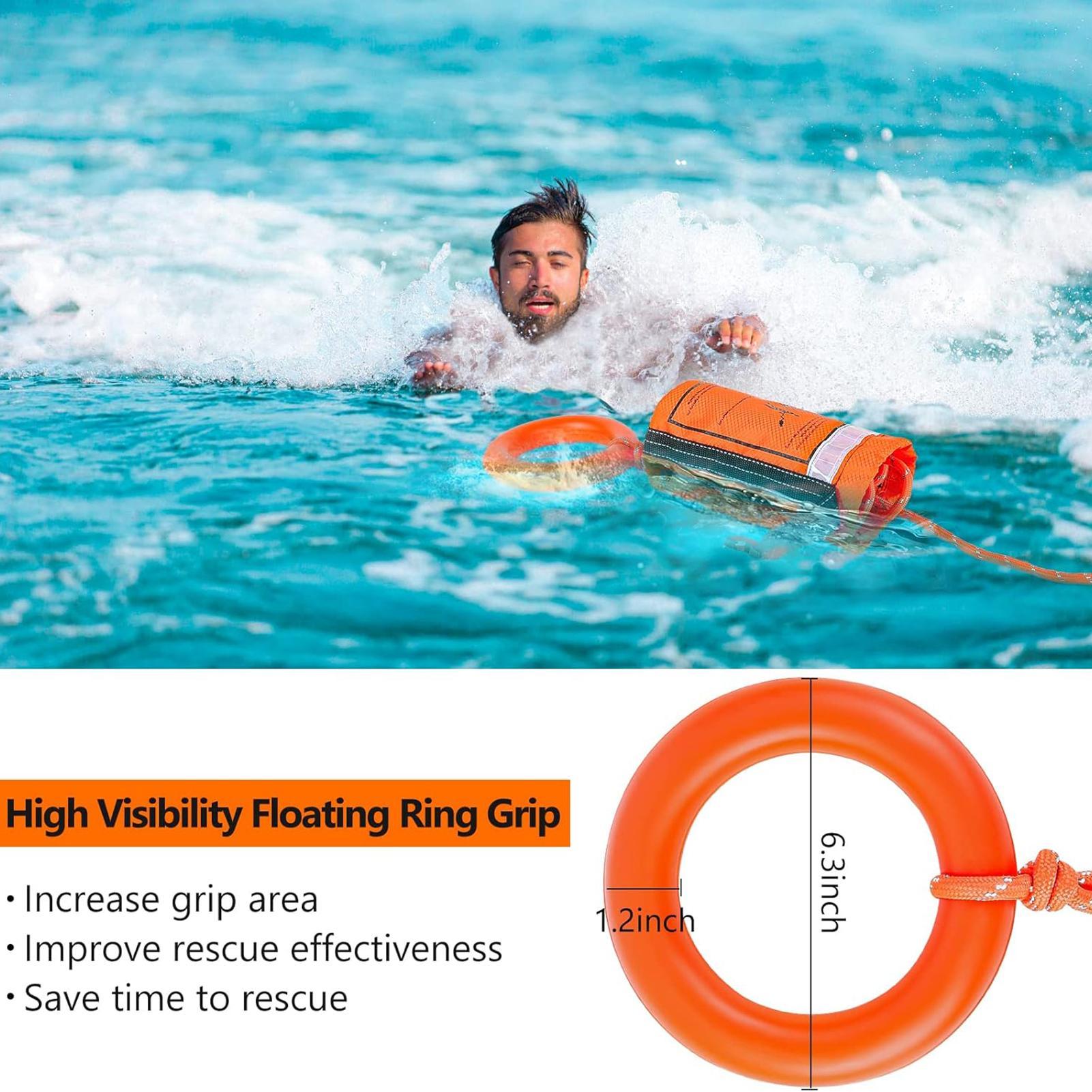 Water Rescue Throw Bag With Ro - Rescue Rope Throw บทวิจารณ์และราคา