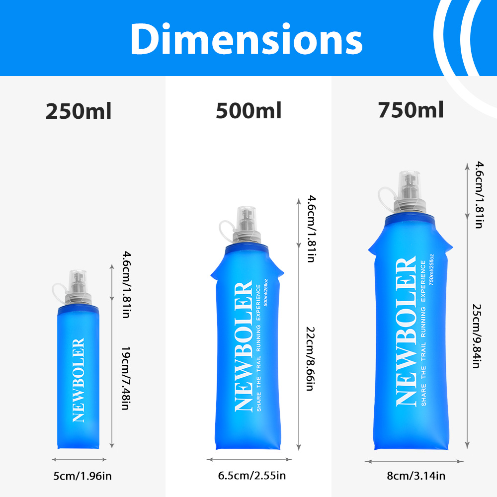 750ML Water Bottle TPU Folding - Water Bag Collapsible บทวิจารณ์และราคา