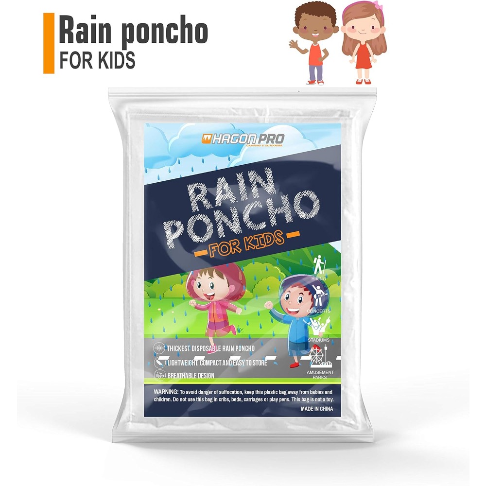 Hagon PRO Disposable Rain Ponc - Emergency Poncho Rain บทวิจารณ์และราคา