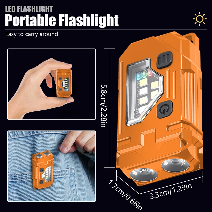 Mini Keychain EDC Flashlight R - Fishing Kit Compact บทวิจารณ์และราคา