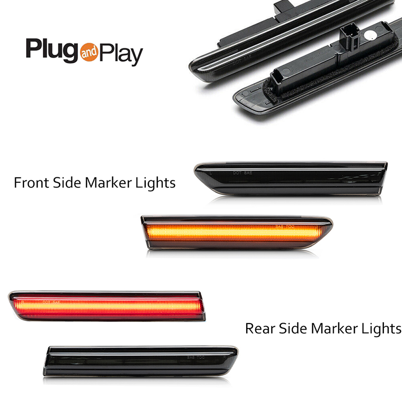 Smoked Lens Front Amber / Rear - Signal Flare Kit บทวิจารณ์และราคา