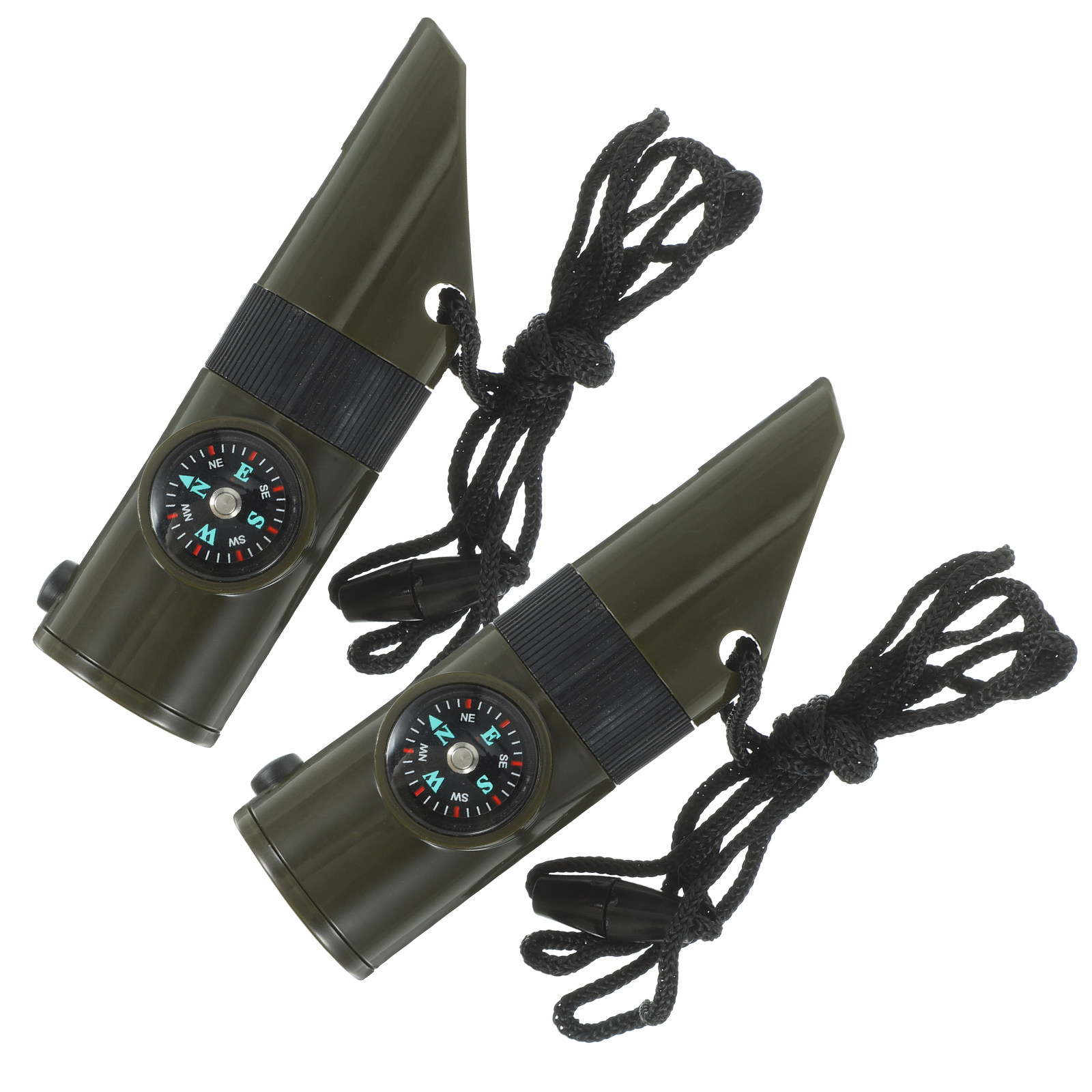 2Pcs Multi-Functional Survival - Emergency Whistle Loud บทวิจารณ์และราคา
