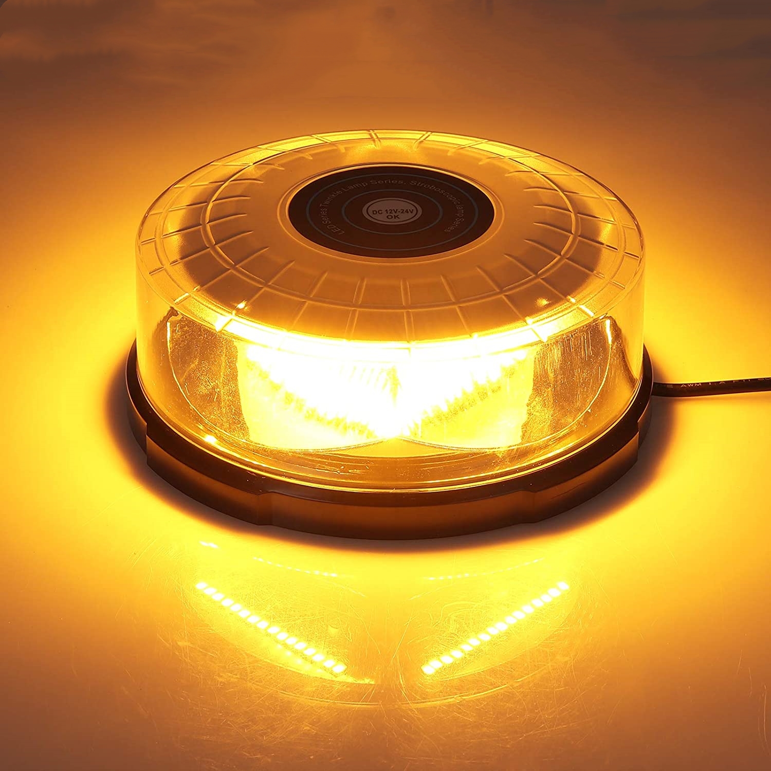 Yellow 24 LED Car Roof Ceiling - Sos Light Strobe บทวิจารณ์และราคา