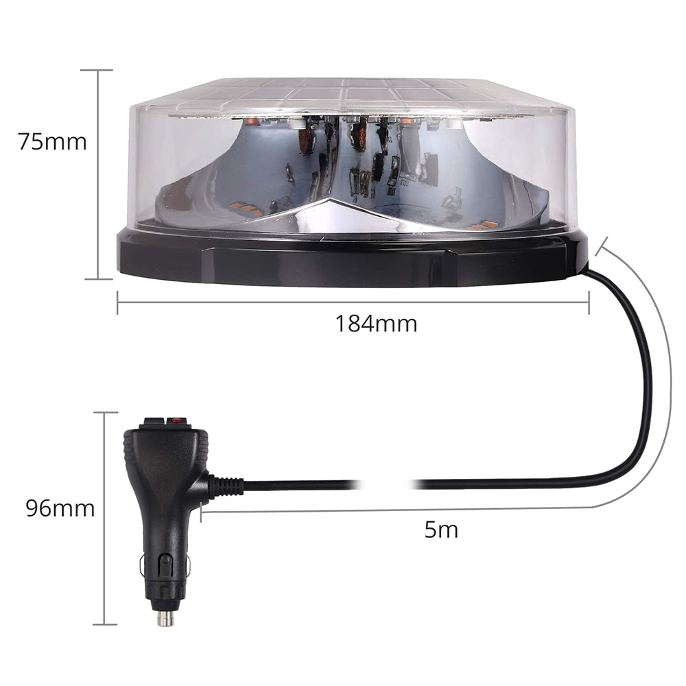Yellow 24 LED Car Roof Ceiling - Sos Light Strobe บทวิจารณ์และราคา