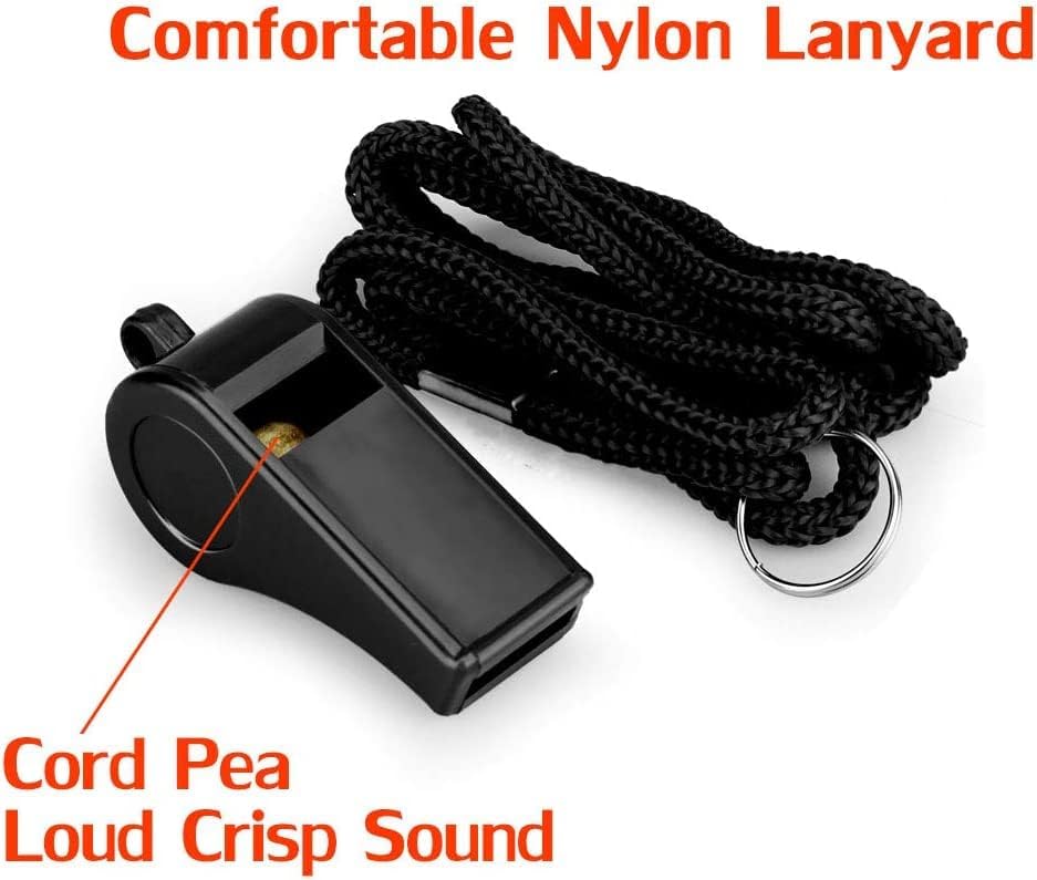 Whistles with Lanyard for Refe - Emergency Whistle Loud บทวิจารณ์และราคา