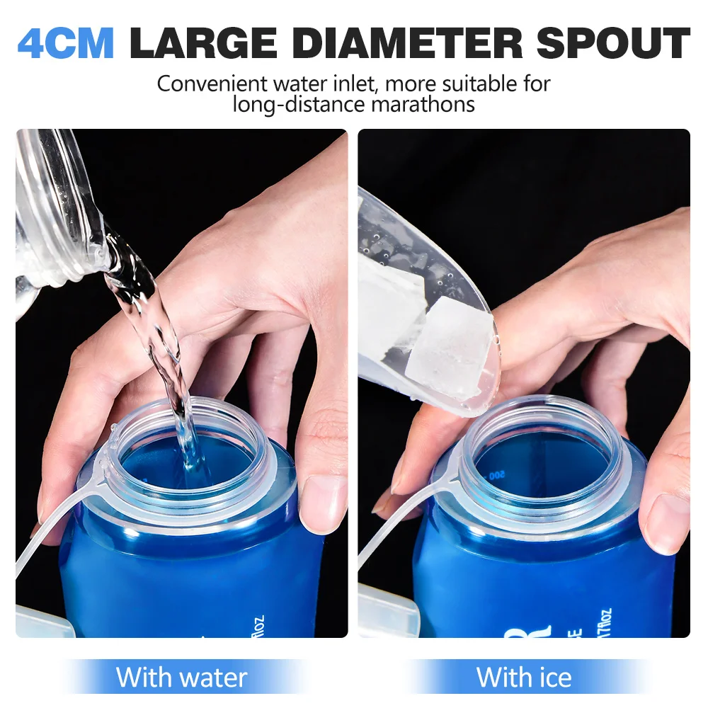 NEWBOLER 300/500ML Water Bottl - Water Bag Collapsible บทวิจารณ์และราคา
