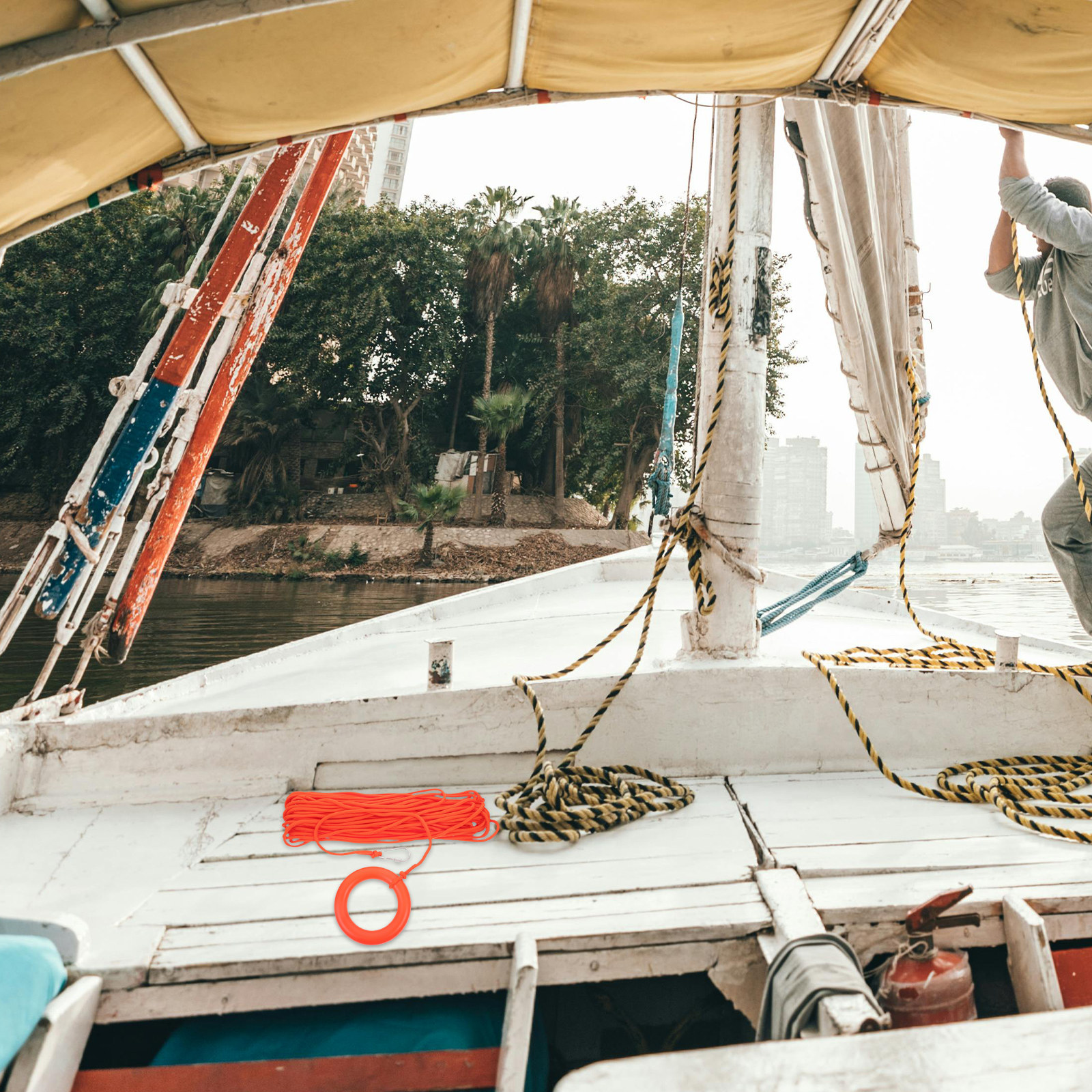 Boat Throw Rings with Rope Eme - Rescue Rope Throw บทวิจารณ์และราคา