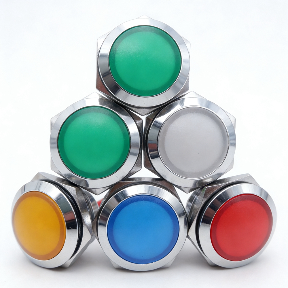 Metal LED Indicator Light 12mm - Signal Panel Orange บทวิจารณ์และราคา