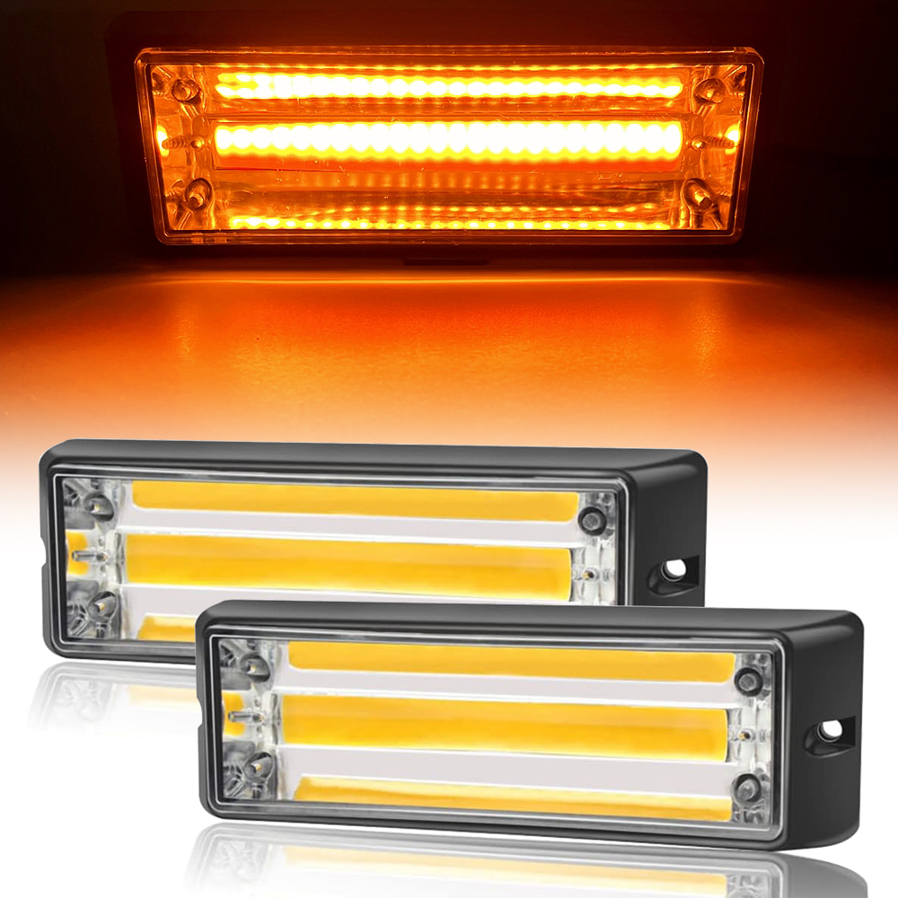 2pcs COB LED Warning Light Eme - Sos Light Strobe บทวิจารณ์และราคา