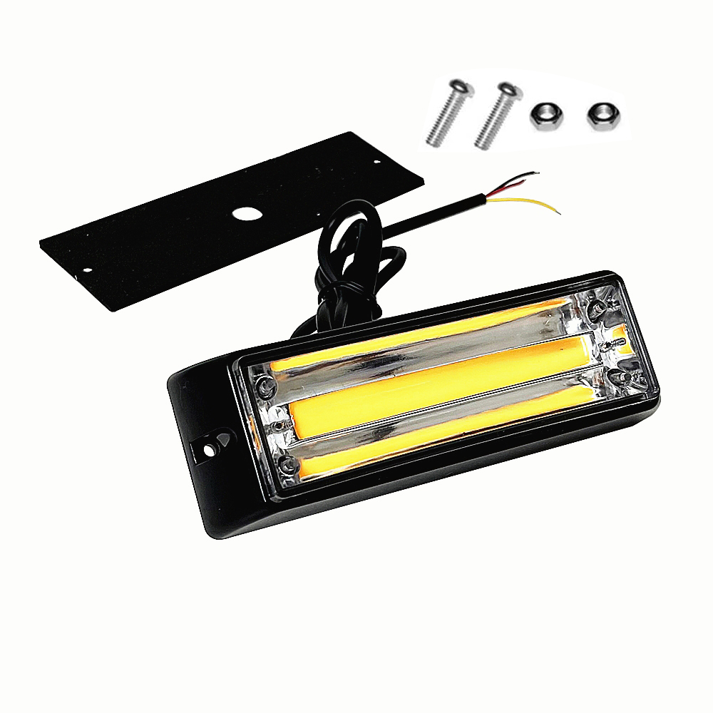 2pcs COB LED Warning Light Eme - Sos Light Strobe บทวิจารณ์และราคา