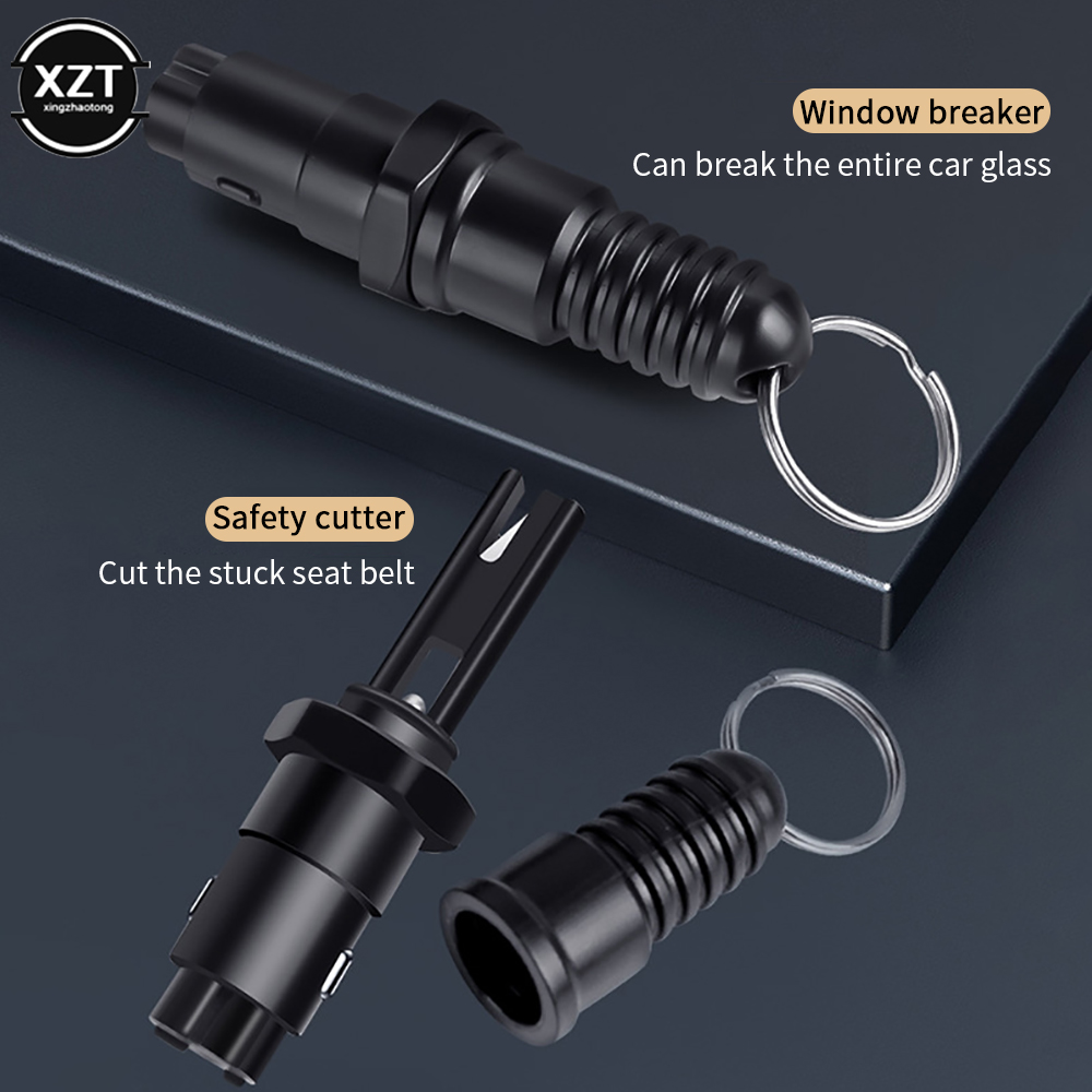 Car Window Glass Breaker Tool  - Rescue Rope Throw บทวิจารณ์และราคา