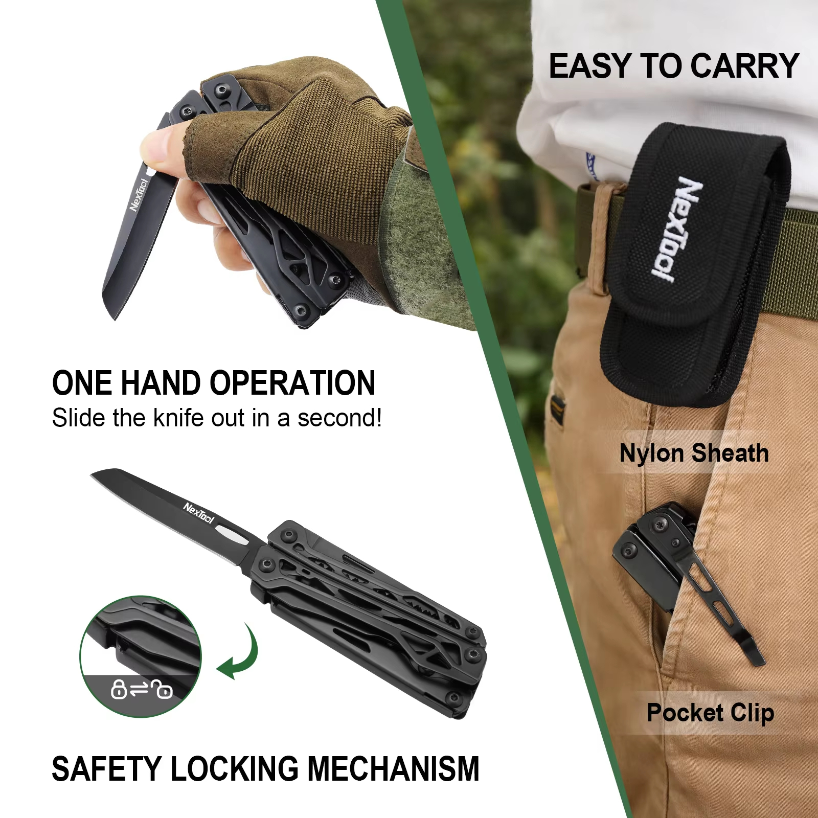 Nextool Black Knight 11 in 1 F - Multi Tool Plier บทวิจารณ์และราคา