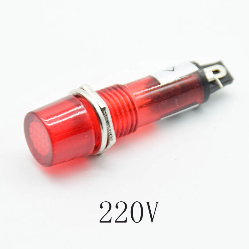5Pcs 220V 12V 24V DC Mounting  - Signal Panel Orange บทวิจารณ์และราคา