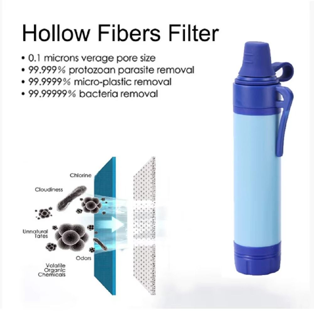 Mini Mini Water Filter Straw P - Water Purification Straw บทวิจารณ์และราคา