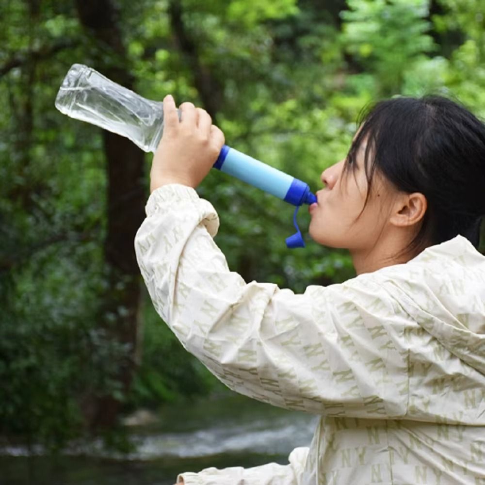 Mini Mini Water Filter Straw P - Water Purification Straw บทวิจารณ์และราคา
