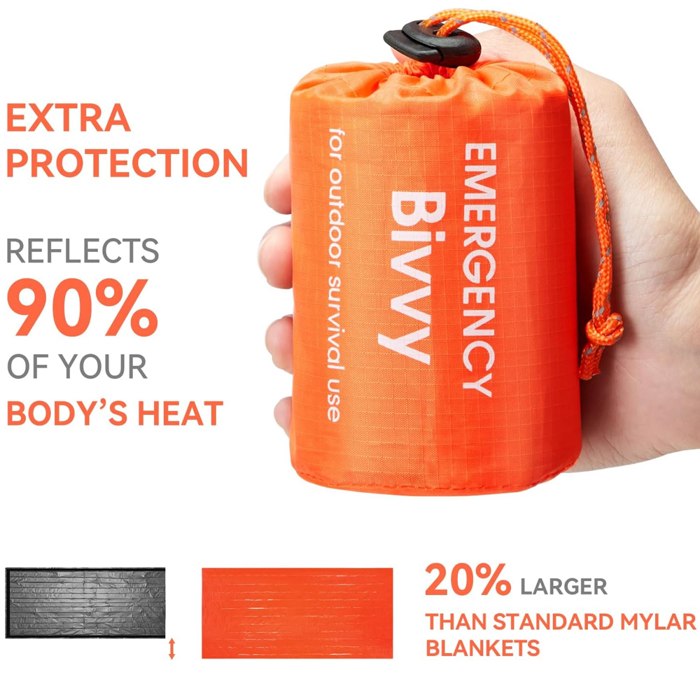 Emergency Sleeping Bag Surviva - Emergency Mylar Tent บทวิจารณ์และราคา