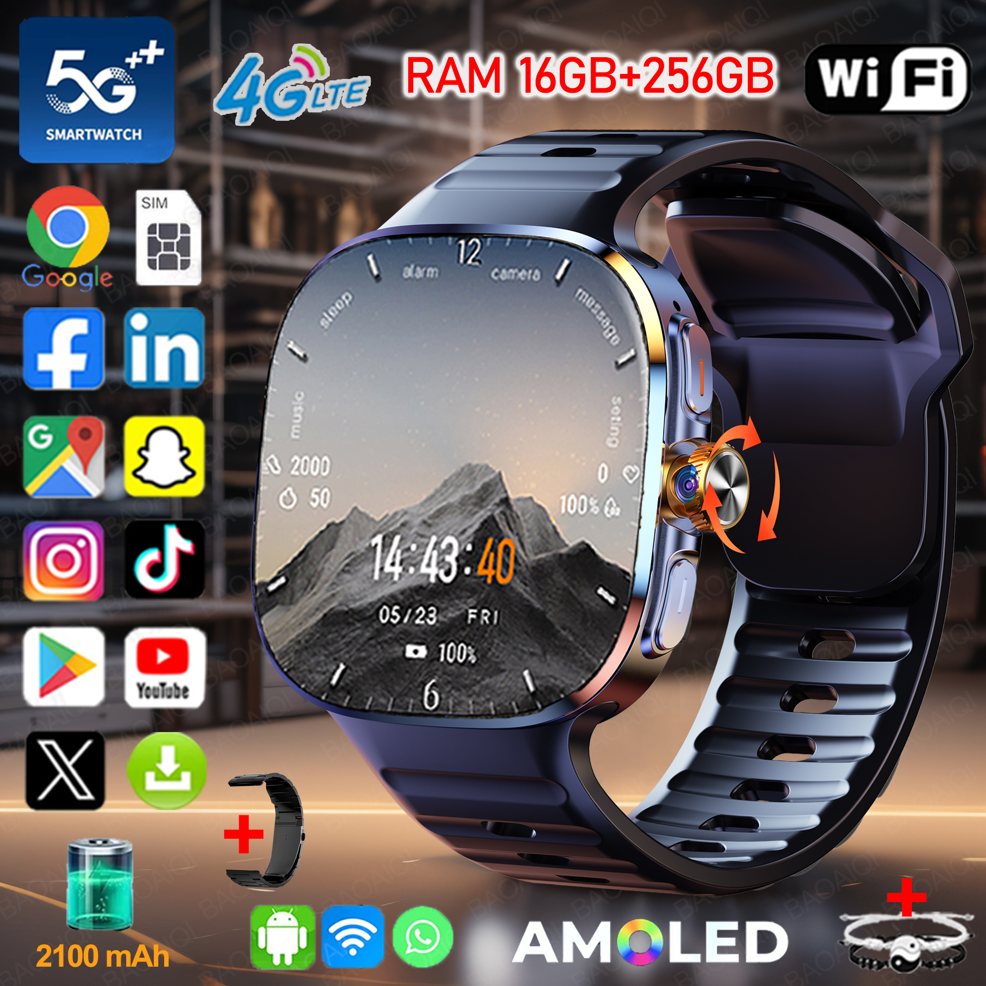 2.40 inch Larger Screen 4G/5G  - Compass Lensatic บทวิจารณ์และราคา