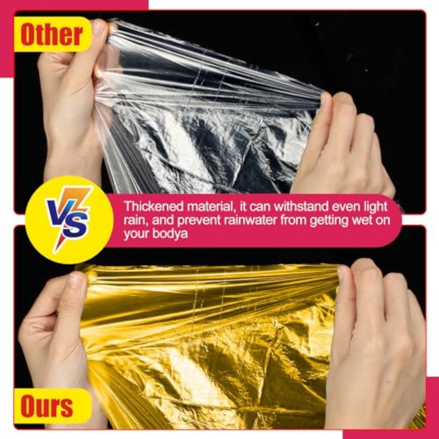 Handepo 100 Pack of Adult Rain - Emergency Poncho Rain บทวิจารณ์และราคา