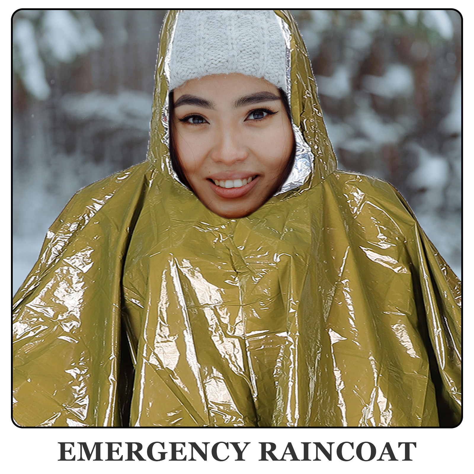 2Pcs Emergency Survival Poncho - Emergency Poncho Rain บทวิจารณ์และราคา
