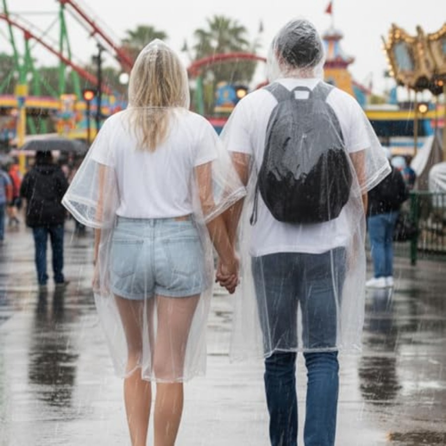 APEXUP Disposable Rain Ponchos - Emergency Poncho Rain บทวิจารณ์และราคา