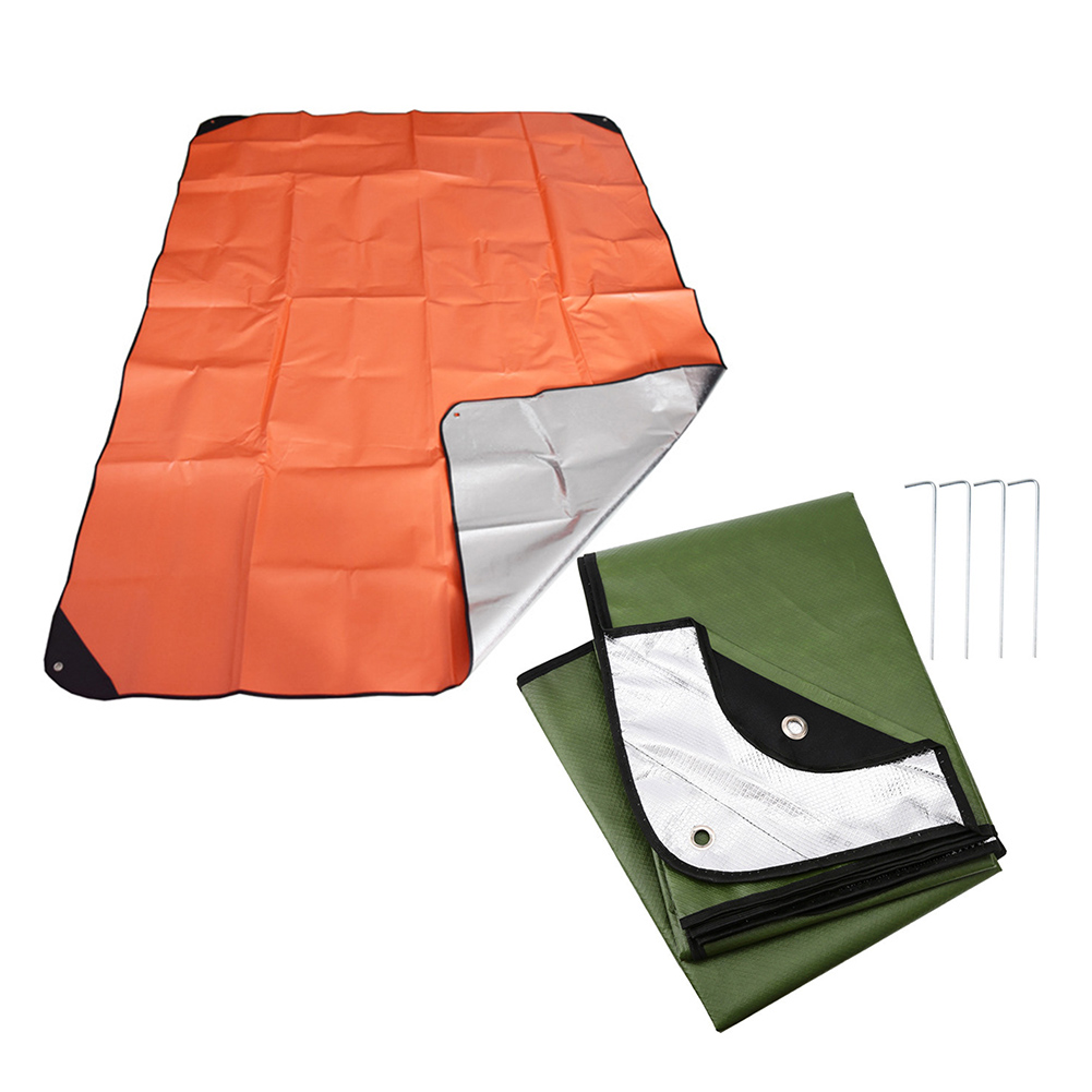 1pc Outdoor Camping Survival B - Survival Blanket Reflective บทวิจารณ์และราคา
