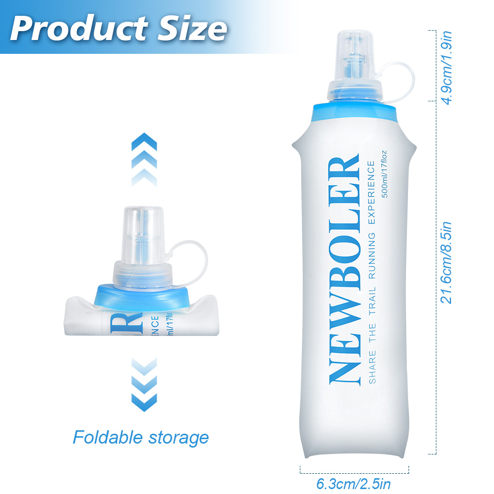 150/250/300/500/750ml Outdoor  - Water Bag Collapsible บทวิจารณ์และราคา