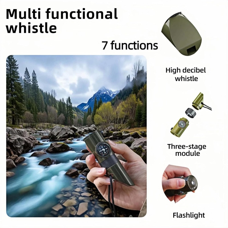 3-in-1 Emergency Whistles with - Emergency Whistle Loud บทวิจารณ์และราคา